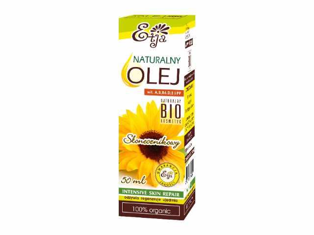 Etja Naturalny Olej Słonecznikowy Bio interakcje ulotka olej  50 ml