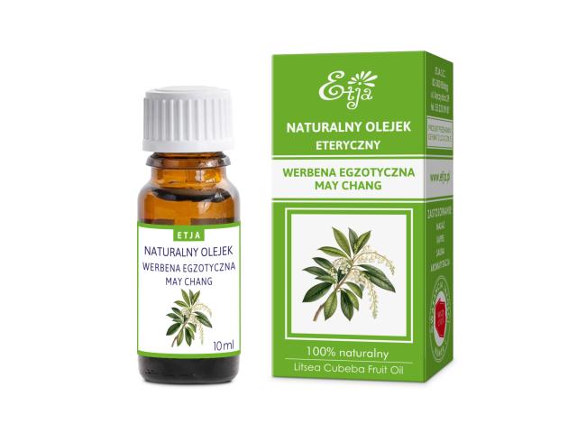 Etja Naturalny Olejek eteryczny werbena egzotyczna May Chang interakcje ulotka olej 10 ml