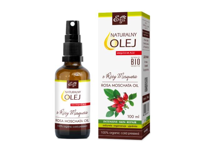 Etja Olej naturalny z nasion dzikiej róży piżmowej Bio interakcje ulotka olej  100 ml