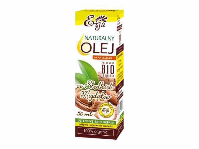 Etja Olej naturalny ze słodkich migdałów Bio interakcje ulotka olejek  50 ml