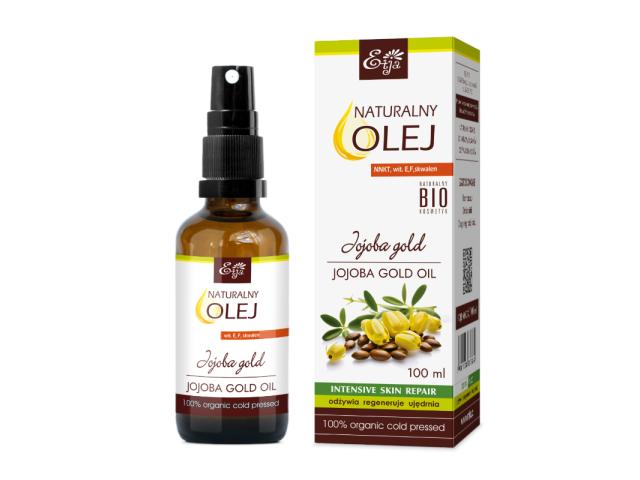 Etja Olej naturalny, zimnotłoczony jojoba gold Bio interakcje ulotka olej 100 ml