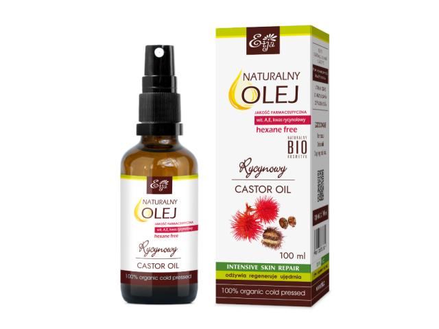 Etja Olej naturalny, zimnotłoczony rycynowy Bio interakcje ulotka olej 100 ml