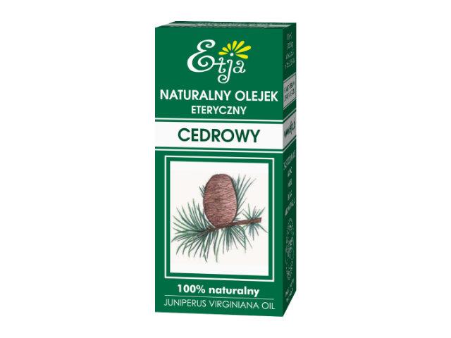 Etja Olejek eteryczny naturalny cedrowy interakcje ulotka olejek - 10 ml