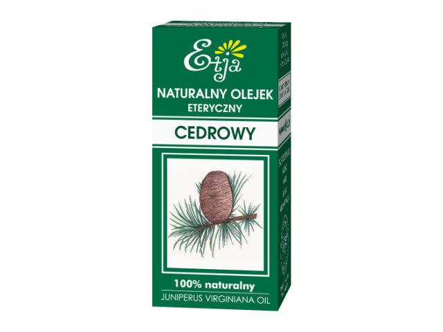 Etja Olejek eteryczny naturalny cedrowy interakcje ulotka olejek  10 ml