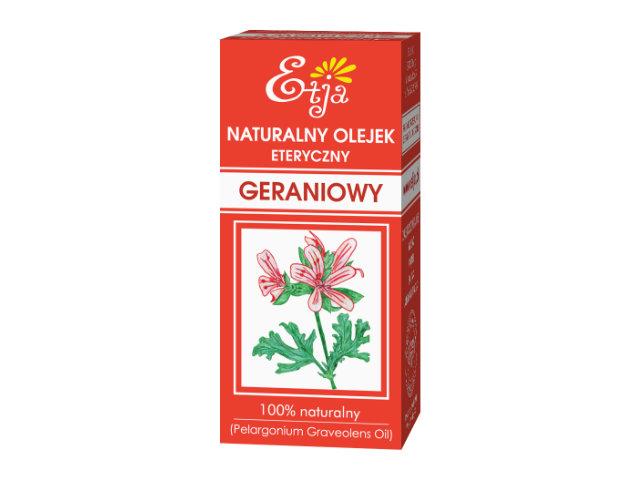 Etja Olejek eteryczny naturalny geraniowy interakcje ulotka olejek - 10 ml