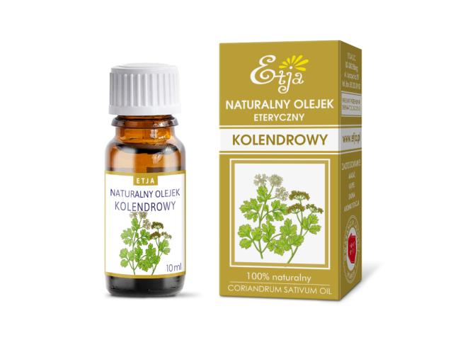 Etja Olejek eteryczny naturalny kolendrowy interakcje ulotka olejek - 10 ml (+ zakraplacz)