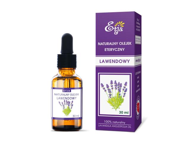 Etja Olejek eteryczny naturalny lawendowy interakcje ulotka olejek - 30 ml