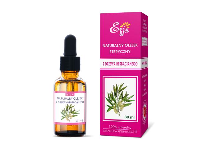 Etja Olejek eteryczny naturalny z drzewa herbacianego interakcje ulotka olejek - 30 ml