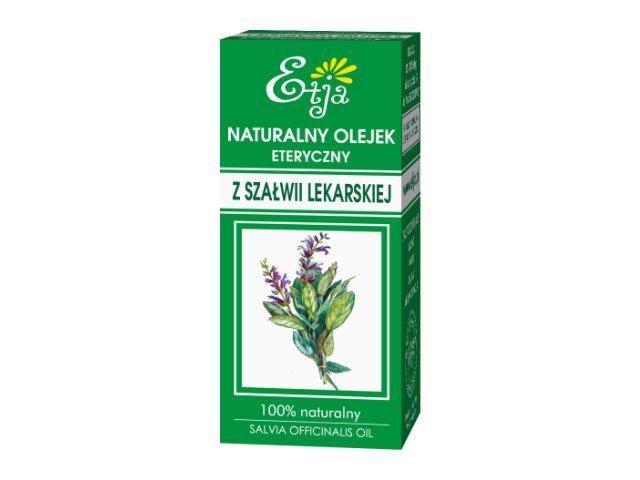 Etja Olejek eteryczny naturalny z szałwii lekarskiej interakcje ulotka olejek - 10 ml