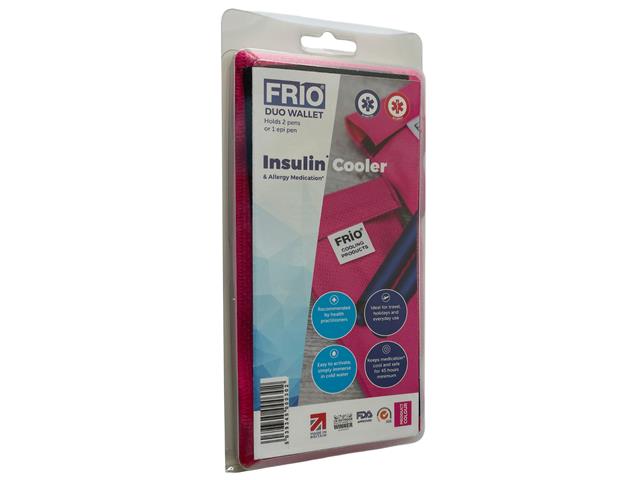Etui chłodzące FRIO® DuoPen różowe 2 peny insulinowe/4 ampułki interakcje ulotka etui - 1 szt.