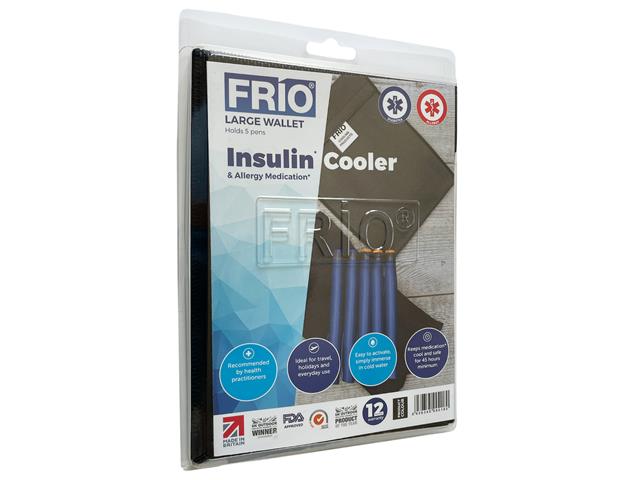 Etui chłodzące FRIO® Duże czarne 5 penów/10 ampułek interakcje ulotka etui - 1 szt.