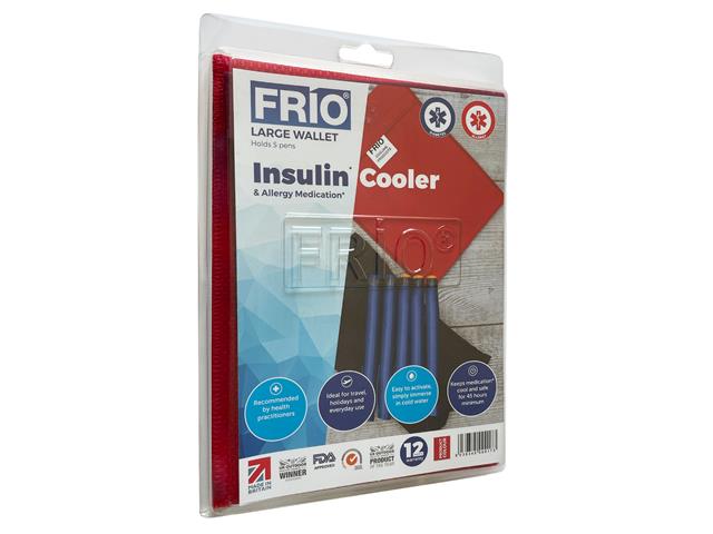 Etui chłodzące FRIO® Duże czerwone 5 penów/10 ampułek interakcje ulotka etui - 1 szt.