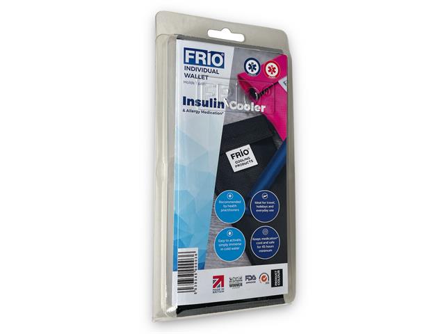 Etui chłodzące FRIO® Pojedyncze czarne 1 pen insulinowy/2 ampułki interakcje ulotka etui - 1 szt.