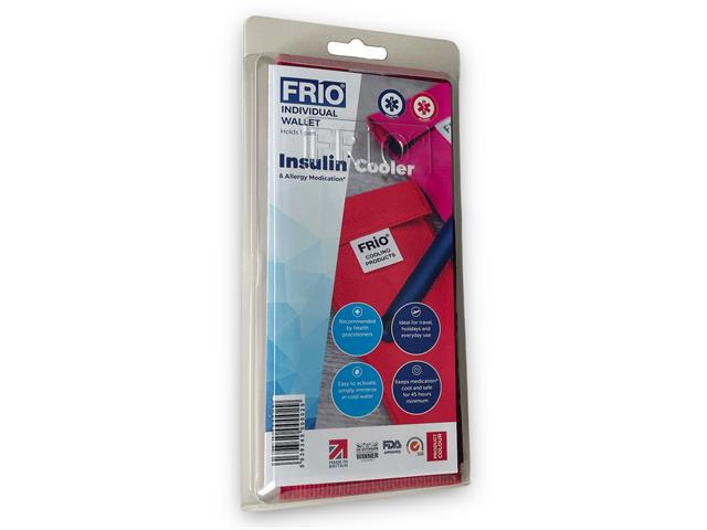 Etui chłodzące FRIO® Pojedyncze czerwone 1 pen insulinowy/2 ampułki interakcje ulotka etui  1 szt.