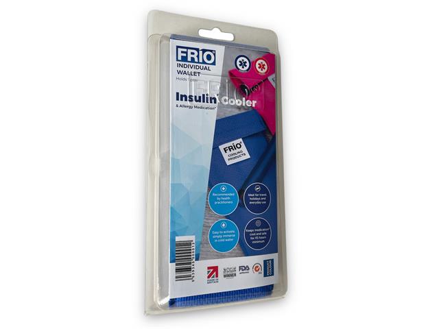 Etui chłodzące FRIO® Pojedyncze niebieskie 1 pen insulinowy/2 ampułki interakcje ulotka etui - 1 szt.