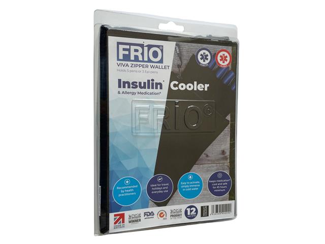 Etui chłodzące FRIO® Viva różowe 5 penów/10 ampułek na zamek interakcje ulotka etui - 1 szt.