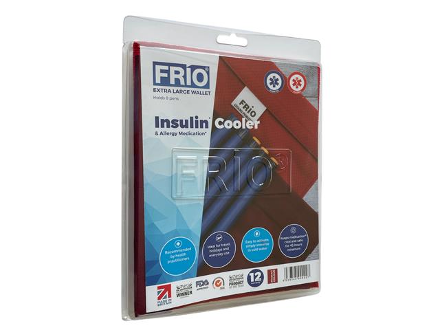 Etui chłodzące FRIO® XXL czerwone 8 penów/16 ampułek interakcje ulotka etui - 1 szt.