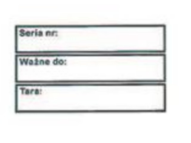 Etykieta opisowa: Seria,Tara,Termin Waż. interakcje ulotka   28 szt.