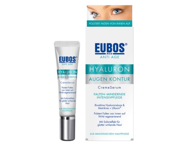 Eubos Anti Age Krem-serum pod oczy hialuronowe interakcje ulotka krem - 15 ml