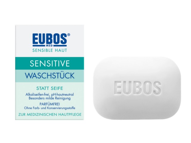 EUBOS SENSITIVE Kostka myjąca bezalkaliczna o neutralnym pH interakcje ulotka  - 125 g