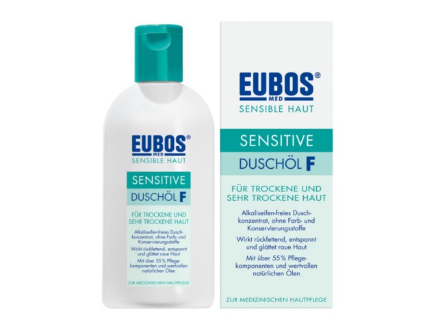 EUBOS SENSITIVE Olejek F pod prysznic interakcje ulotka  - 200 ml