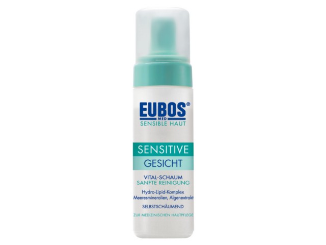 EUBOS SENSITIVE Pianka do mycia twarzy interakcje ulotka pianka  150 ml