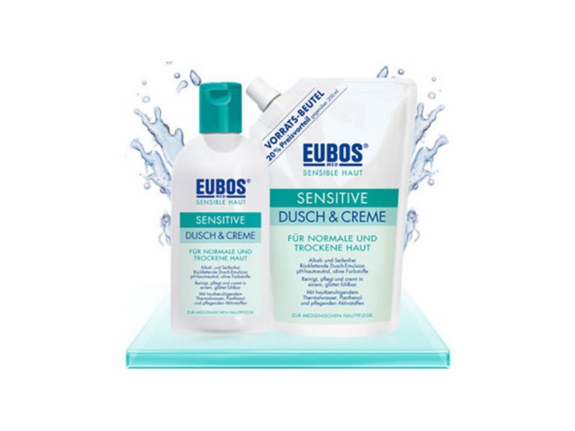 EUBOS SENSITIVE Żel pod prysznic & krem interakcje ulotka żel - 200 ml