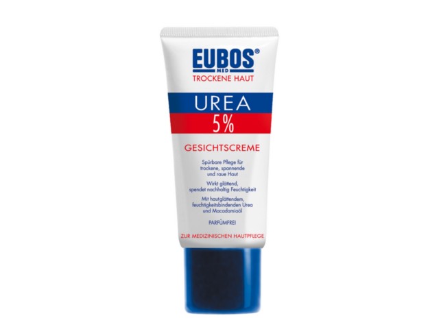 EUBOS UREA Krem do twarzy, 5% UREA interakcje ulotka krem - 50 ml