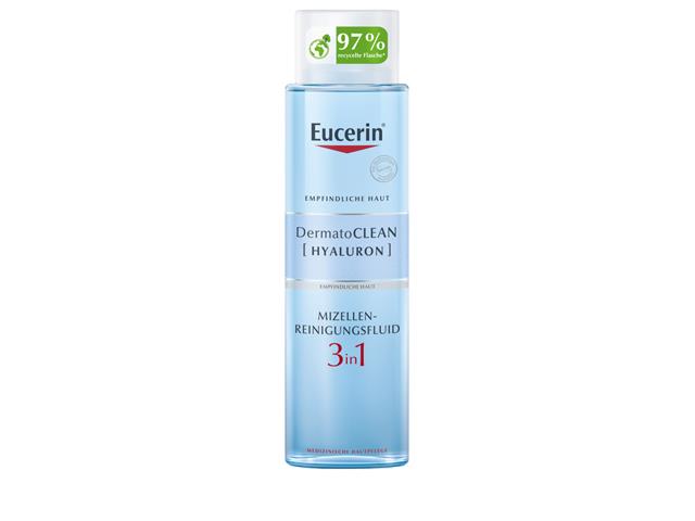 Eucerin Dermatoclean Hyaluron Płyn micelarny 3w1 interakcje ulotka   400 ml