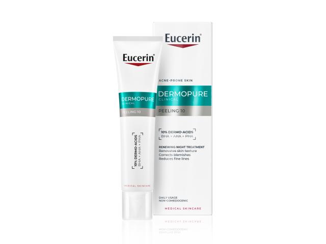 Eucerin Dermopure Clinical Kuracja złuszczająco-wygładzająca interakcje ulotka peeling - 40 ml