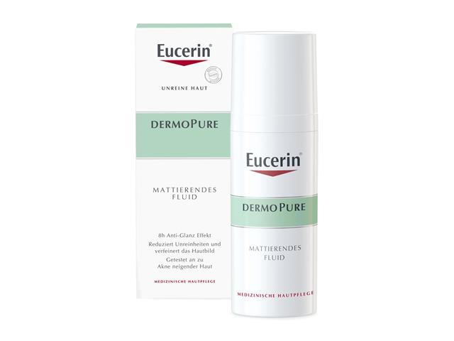 Eucerin Dermopure Krem-fluid matujący interakcje ulotka   50 ml