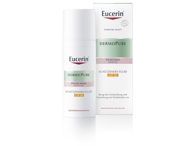 Eucerin Dermopure Krem-fluid ochronny SPF 30 interakcje ulotka   50 ml