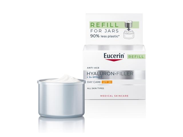Eucerin Hyaluron-Filler 3 x Effect Krem anti-age na dzień refill SPF 30 interakcje ulotka krem - 50 ml
