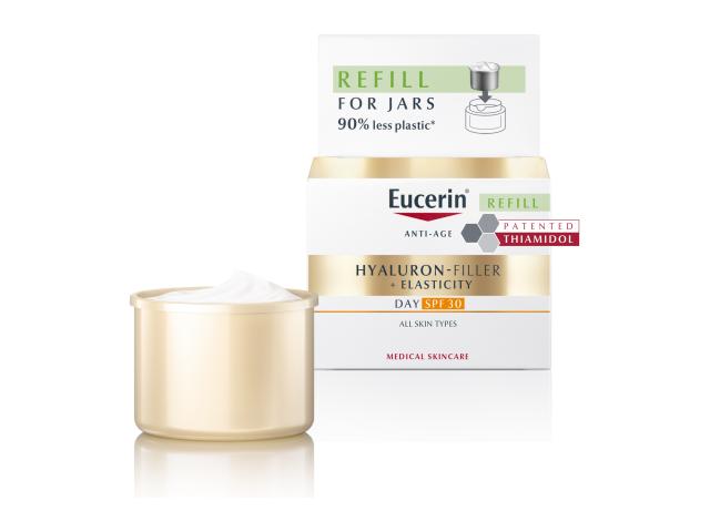 Eucerin Hyaluron-Filler + Elasticity Krem anti-age na dzień refill SPF 30 interakcje ulotka krem - 50 ml