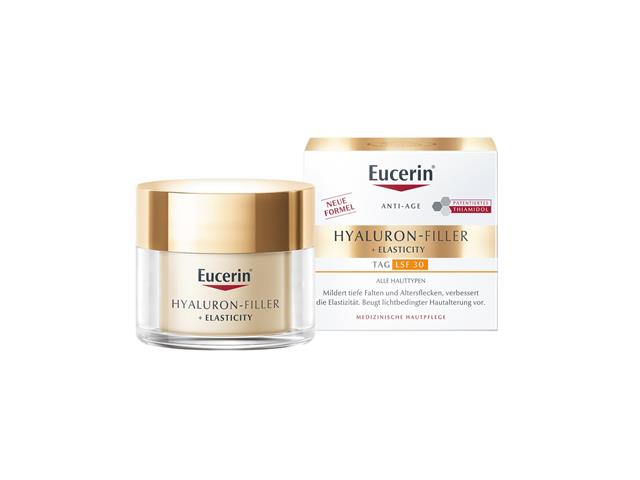 Eucerin Hyaluron-Filler + Elasticity Krem na dzień SPF 30 interakcje ulotka krem  50 ml