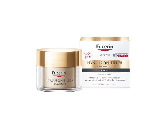 Eucerin Hyaluron-Filler + Elasticity Krem na noc interakcje ulotka krem  50 ml