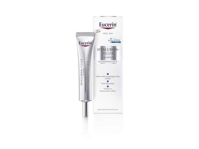 Eucerin Hyaluron-Filler Krem anti-age pod oczy SPF 15 interakcje ulotka krem  15 ml