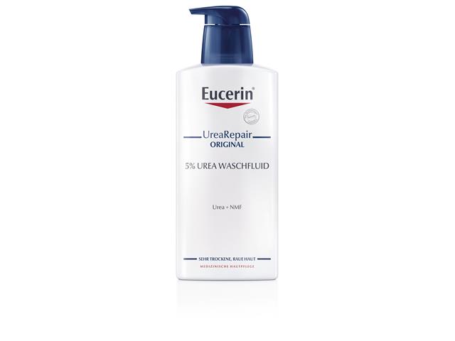 Eucerin Urearepair Original Fluid do mycia z 5% mocznika interakcje ulotka   400 ml