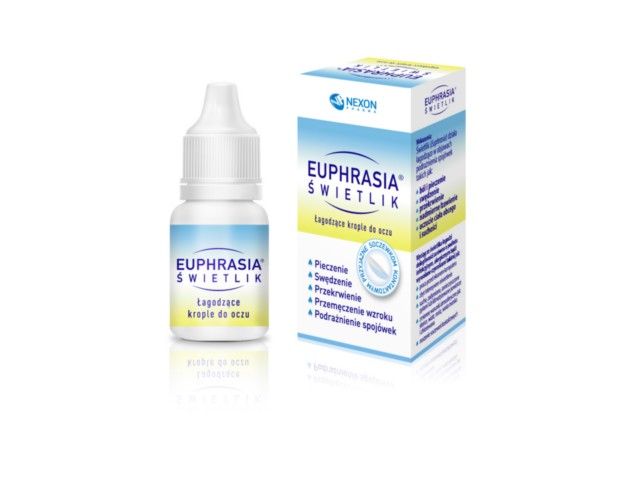 Euphrasia Świetlik Krople do oczu łagodzące interakcje ulotka krople do oczu - 10 ml