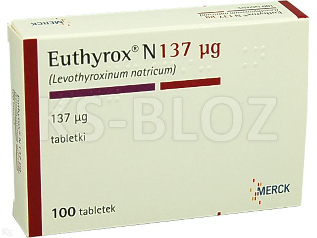 Euthyrox N 137 mcg interakcje ulotka tabletki 137 mcg 100 tabl.