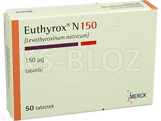 Euthyrox N 150 interakcje ulotka tabletki 150 mcg 50 tabl. | 2 blist.po 25szt.