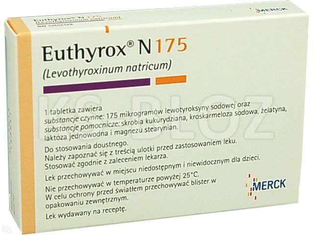 Euthyrox N 175 interakcje ulotka tabletki 175 mcg 