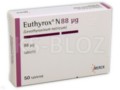 Euthyrox N 88 mcg interakcje ulotka tabletki 88 mcg 50 tabl.