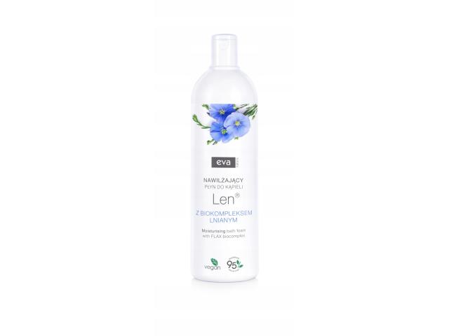 Eva Natura Len Płyn do kąpieli nawilżający z biokompleksem lnianym interakcje ulotka płyn  750 ml