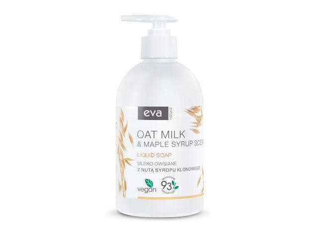 Eva Natura Mydło w płynie kremowe mleko owsiane z nutą syropu klonowego interakcje ulotka mydło płynne 500 ml