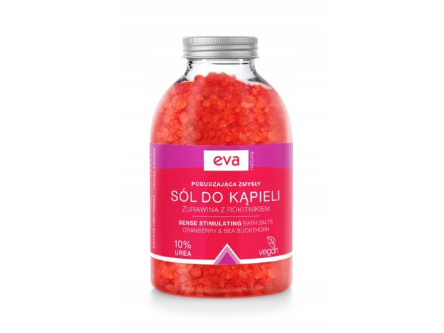 Eva Natura Sól do kąpieli pobudzająca zmysły żurawina z rokitnikiem + 10% urea interakcje ulotka sól do kąpieli 450 g