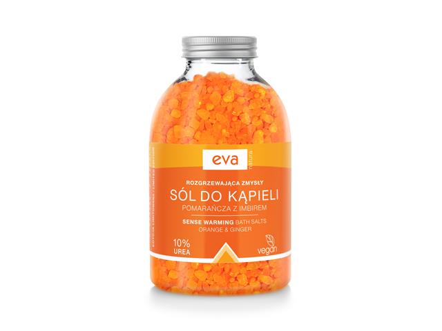 Eva Natura Sól do kąpieli rozgrzewająca zmysły pomarańcza i imbir + 10% urea interakcje ulotka   400 g