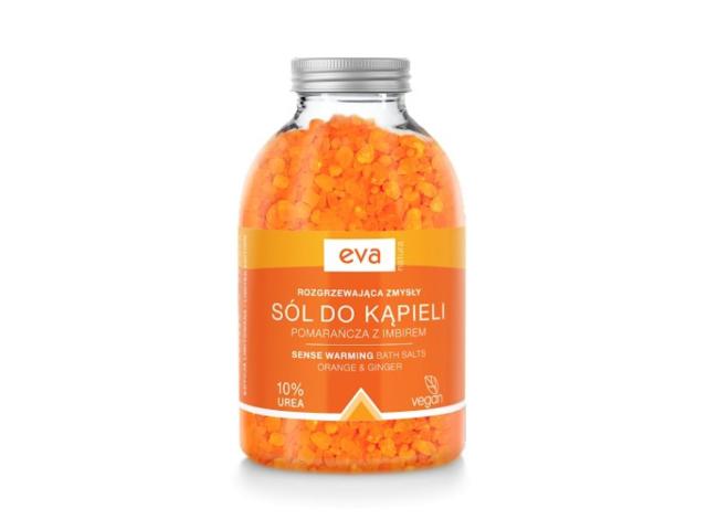 Eva Natura Sól do kąpieli rozgrzewająca zmysły pomarańcza z imbirem + 10% urea interakcje ulotka sól do kąpieli  450 g