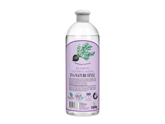 Eva Nature Style Szampon do mycia włosów z czarną rzepą interakcje ulotka szampon  1 l