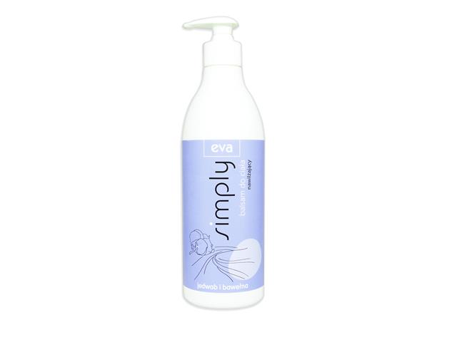 Eva Simple Balsam do ciała nawilżający z jedwabiem i bawełną interakcje ulotka balsam  500 ml